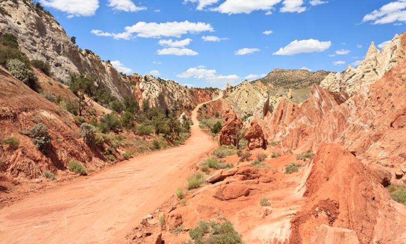 Cottonwood Canyon Road in Grand Staircase Escalante National Monument