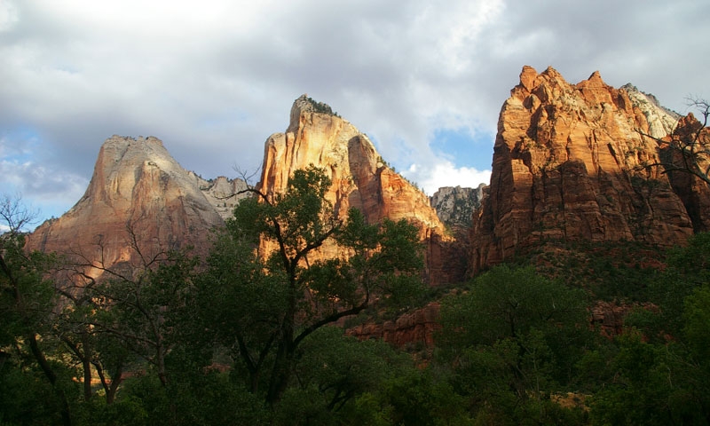 Court of the Patriarchs in Zion National Park
