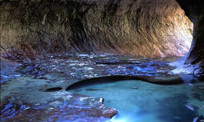 A Canyoneering Trail through The Subway in Zion National Park