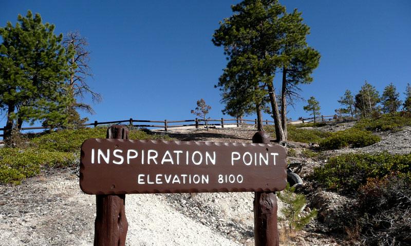Inspiration Point at Bryce Canyon National Park